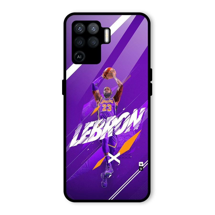 Basketball Star Glass Back Case for Oppo F19 Pro