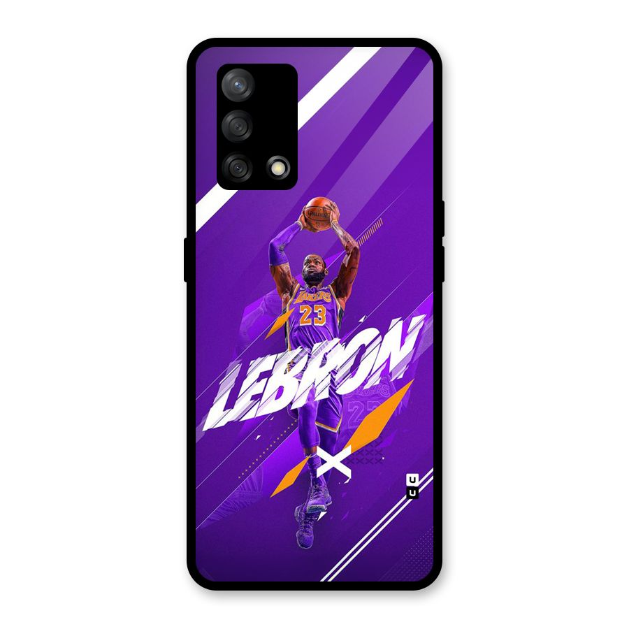Basketball Star Glass Back Case for Oppo F19s