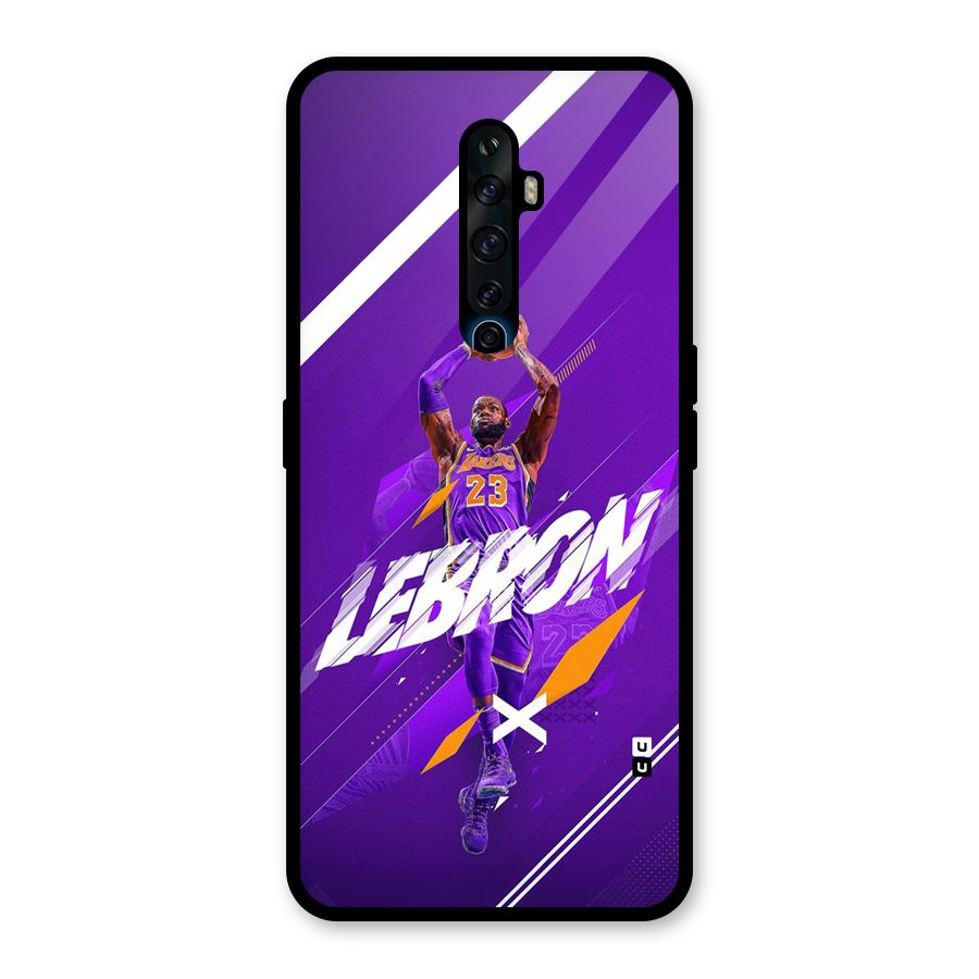 Basketball Star Glass Back Case for Oppo Reno2 F