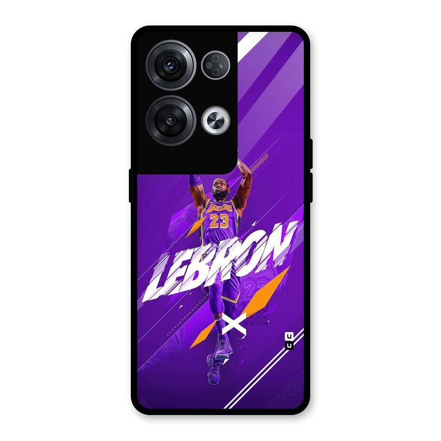 Basketball Star Glass Back Case for Oppo Reno8 Pro 5G