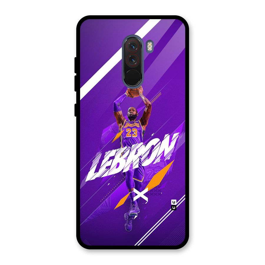 Basketball Star Glass Back Case for Poco F1