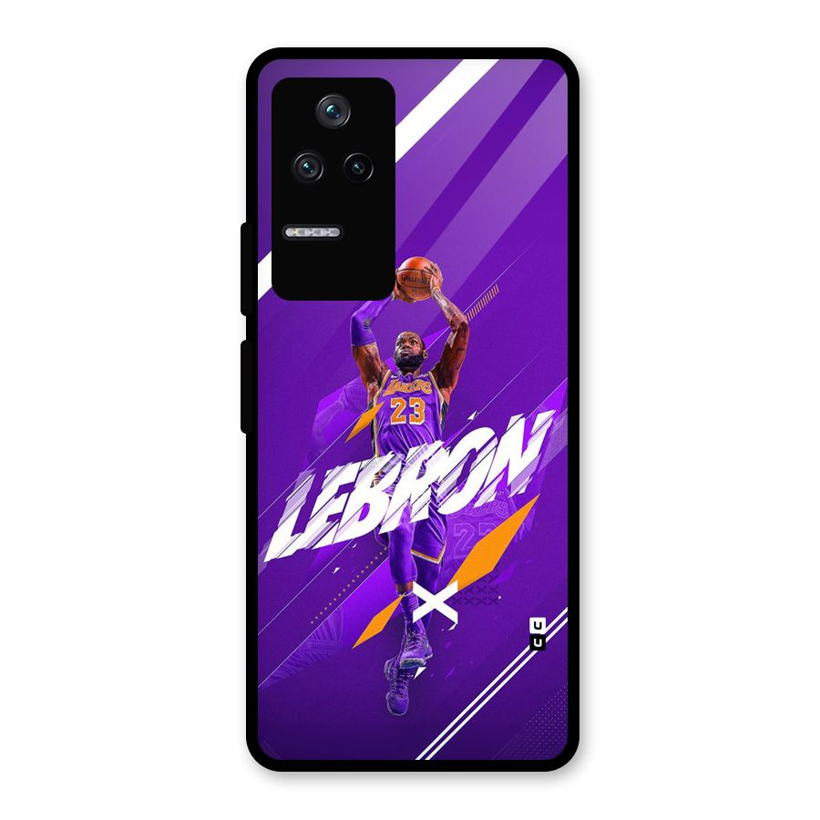 Basketball Star Glass Back Case for Poco F4 5G