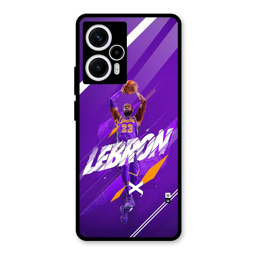Basketball Star Glass Back Case for Poco F5