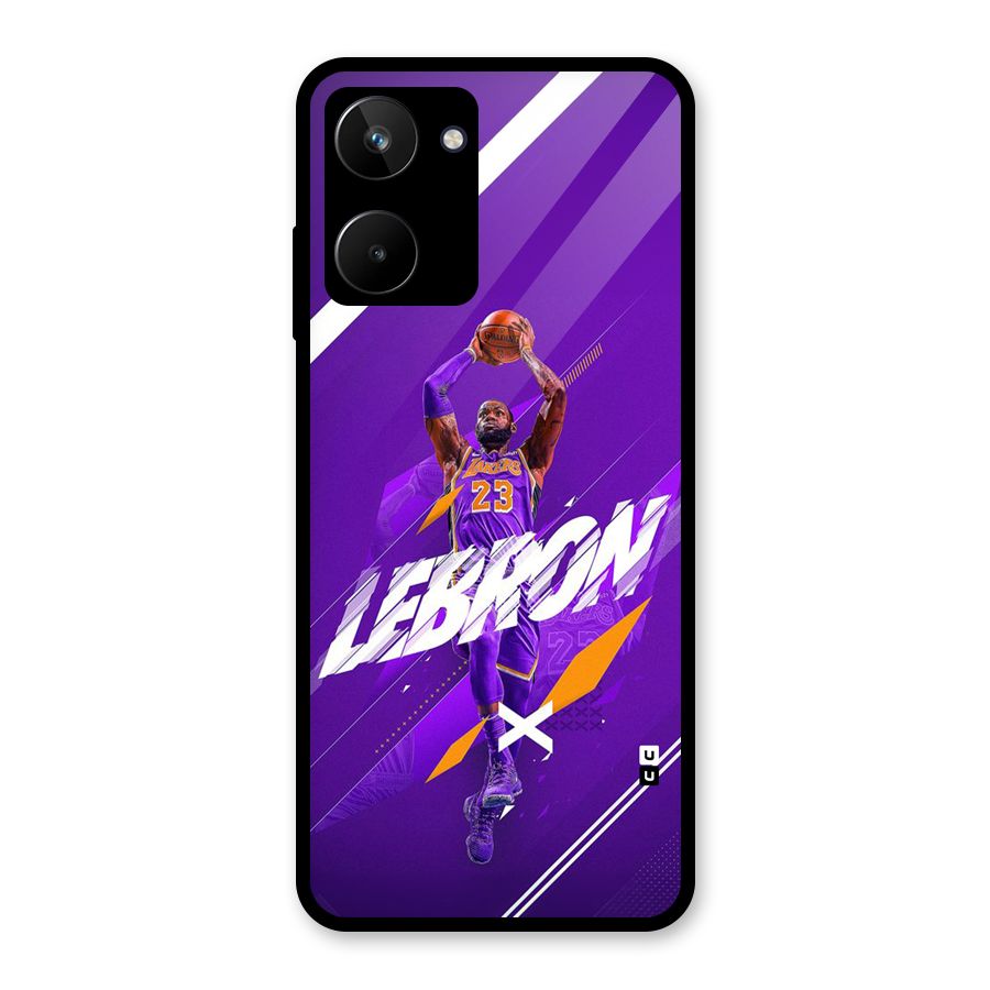 Basketball Star Glass Back Case for Realme 10