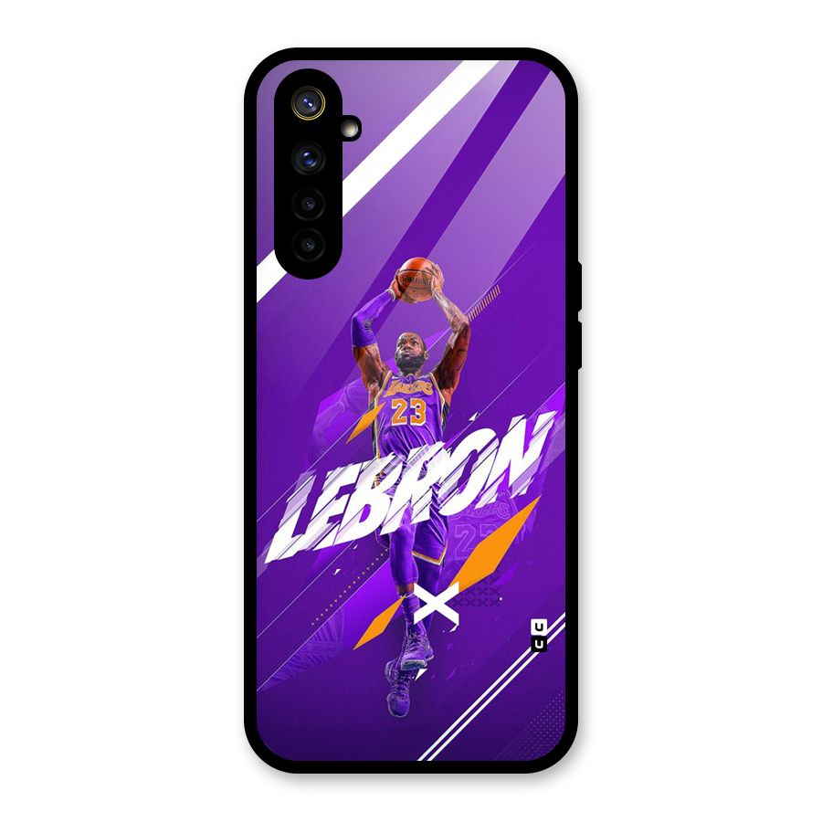 Basketball Star Glass Back Case for Realme 6