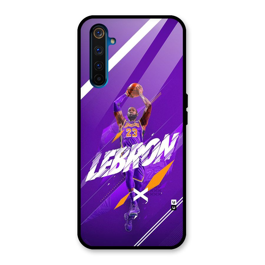 Basketball Star Glass Back Case for Realme 6 Pro