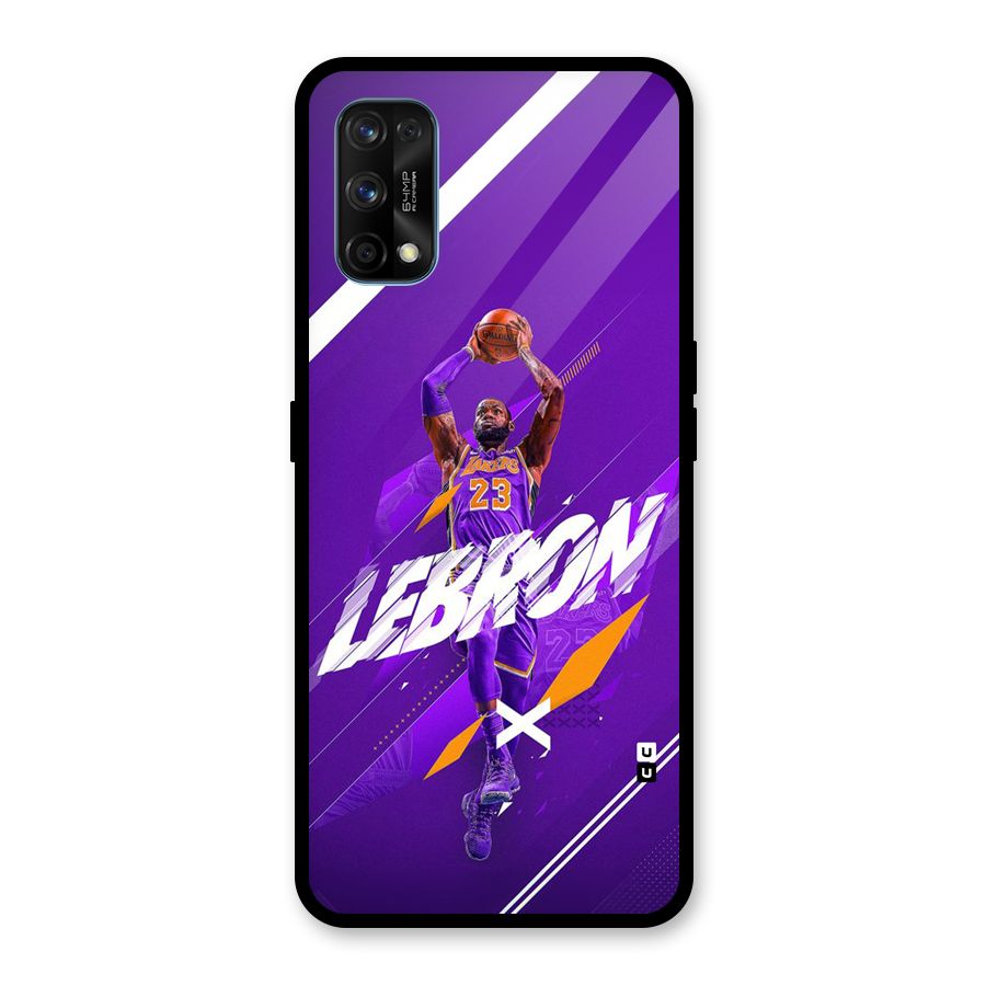 Basketball Star Glass Back Case for Realme 7 Pro