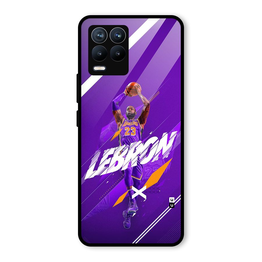 Basketball Star Glass Back Case for Realme 8