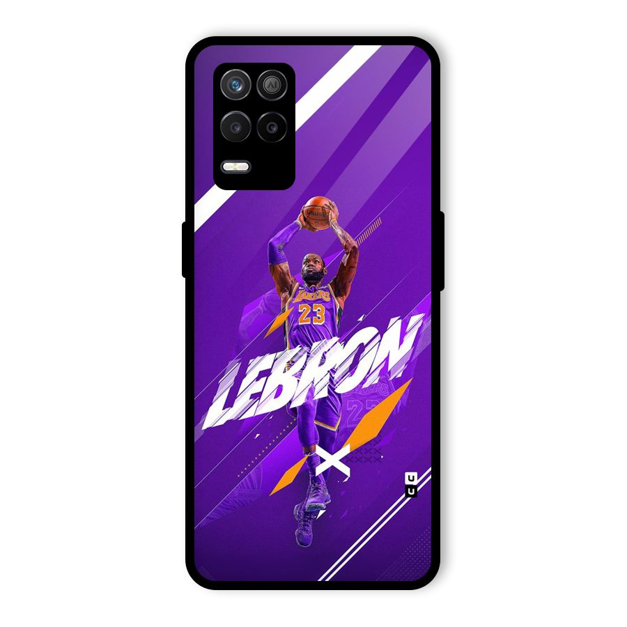 Basketball Star Glass Back Case for Realme 8s 5G