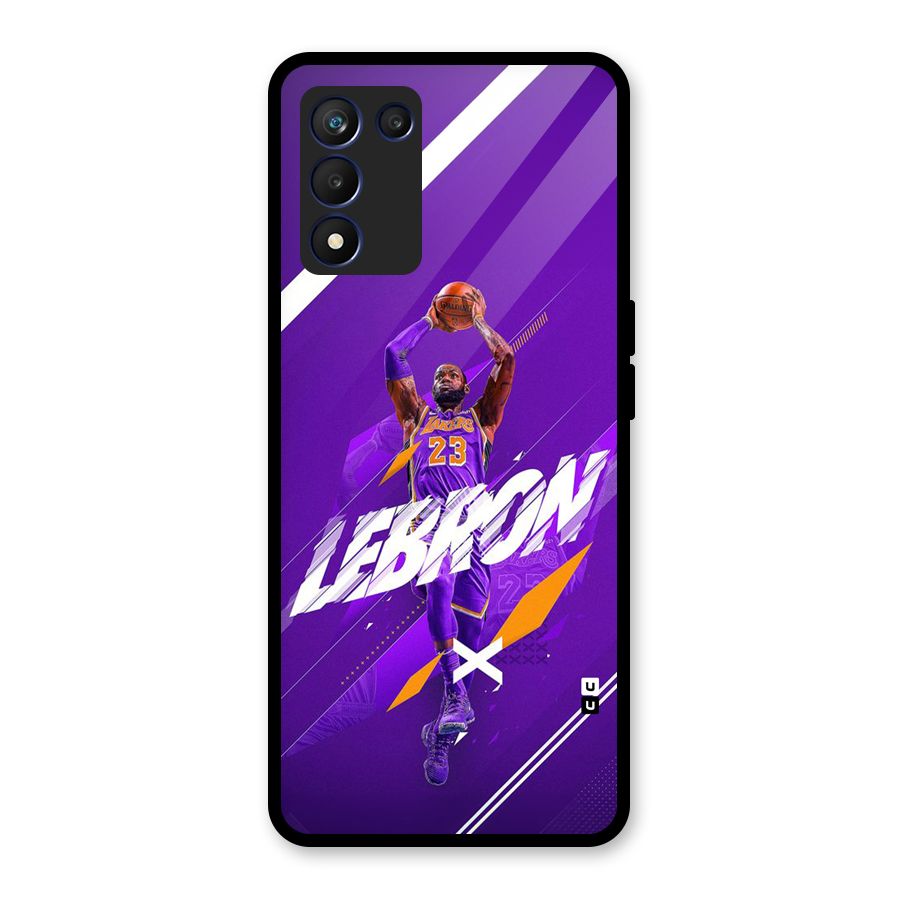 Basketball Star Glass Back Case for Realme 9 5G Speed