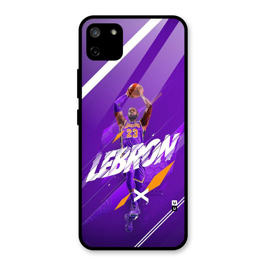 Basketball Star Glass Back Case for Realme C11