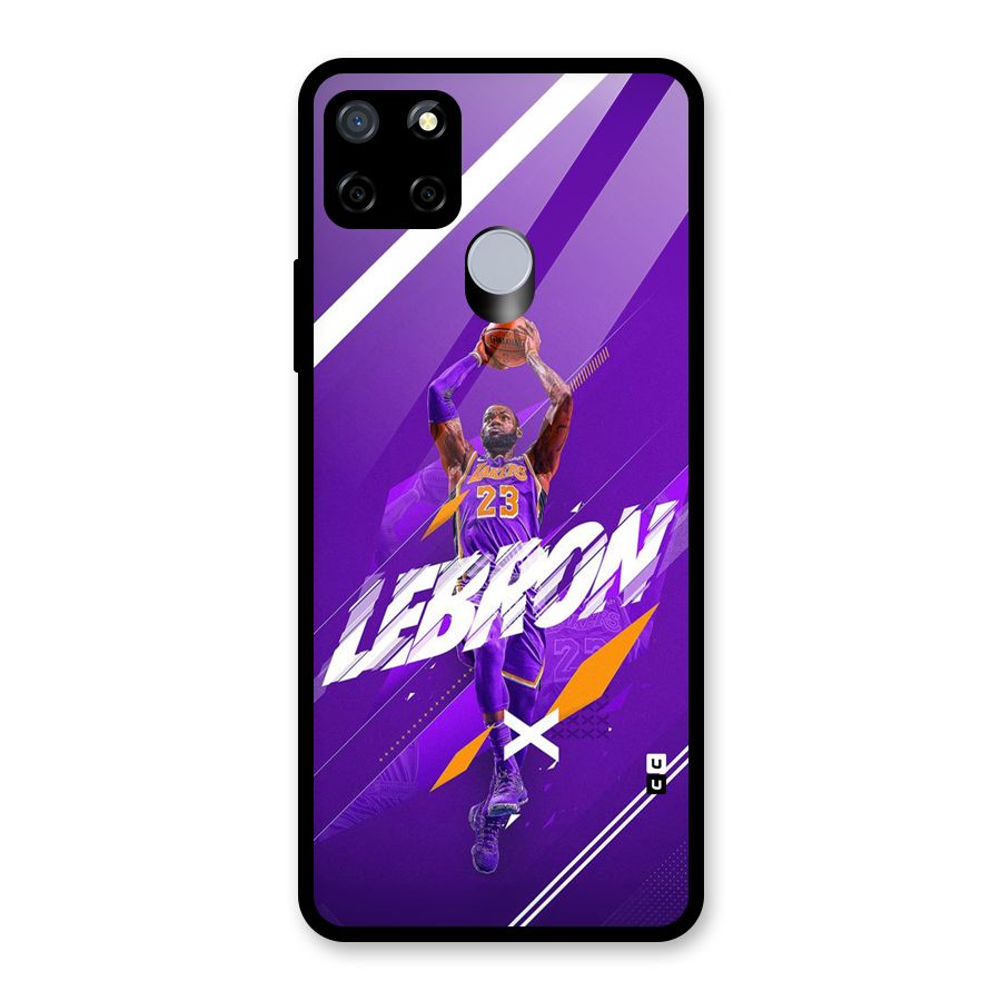 Basketball Star Glass Back Case for Realme C15