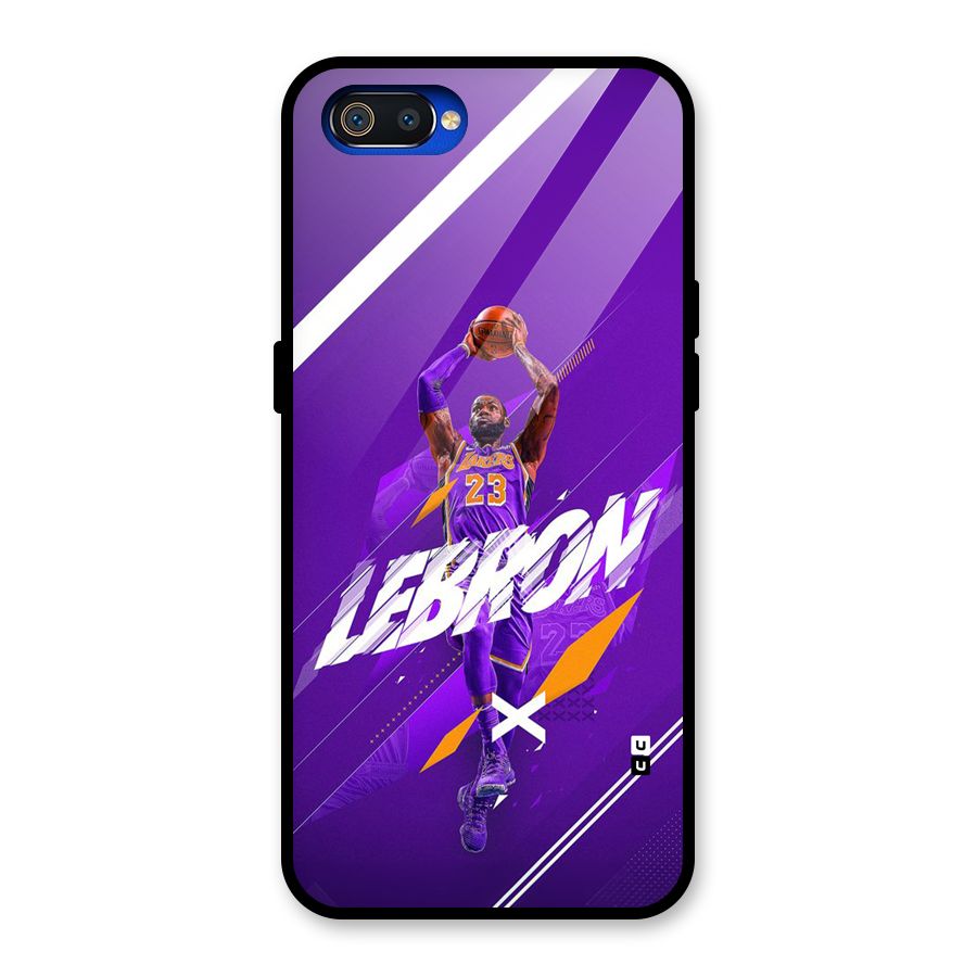 Basketball Star Glass Back Case for Realme C2