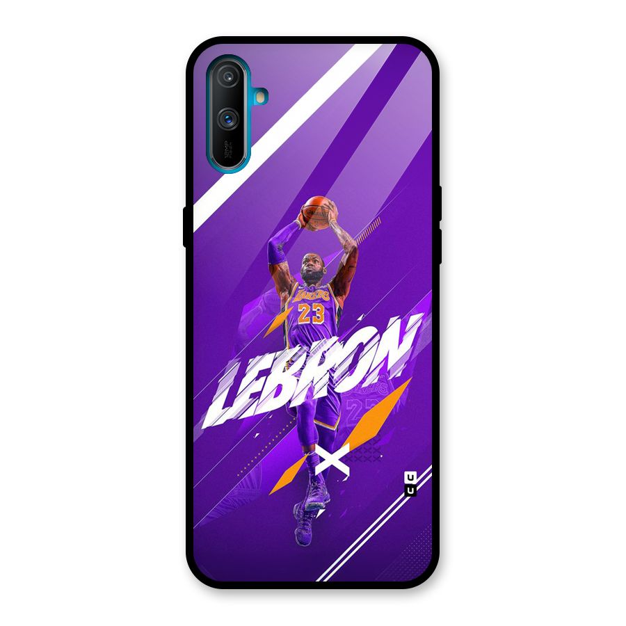 Basketball Star Glass Back Case for Realme C3