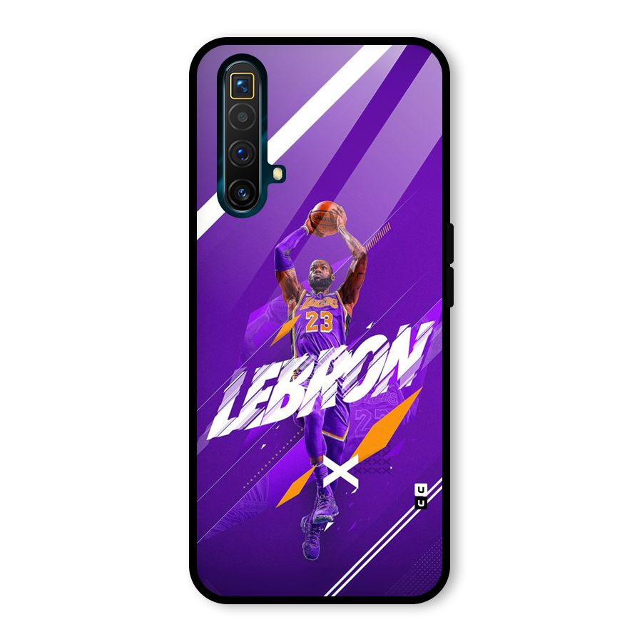 Basketball Star Glass Back Case for Realme X3