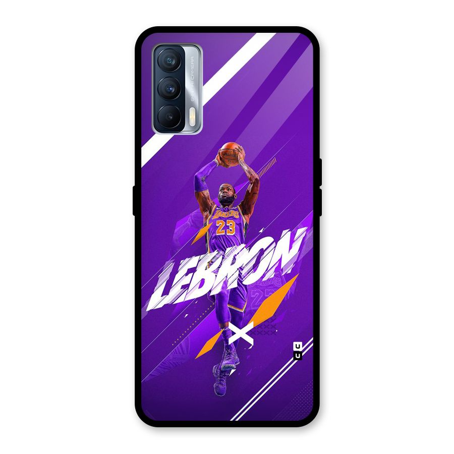 Basketball Star Glass Back Case for Realme X7