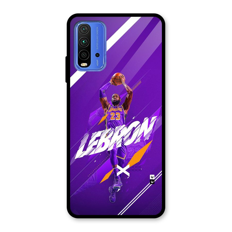Basketball Star Glass Back Case for Redmi 9 Power