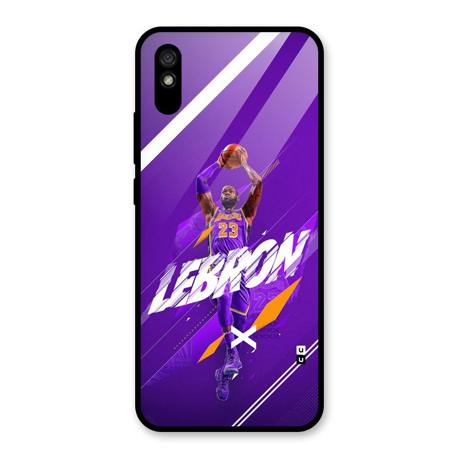 Basketball Star Glass Back Case for Redmi 9i