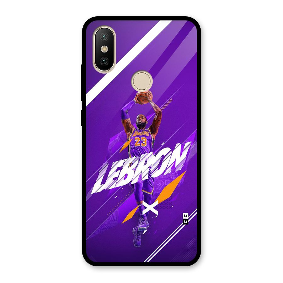 Basketball Star Glass Back Case for Redmi A2