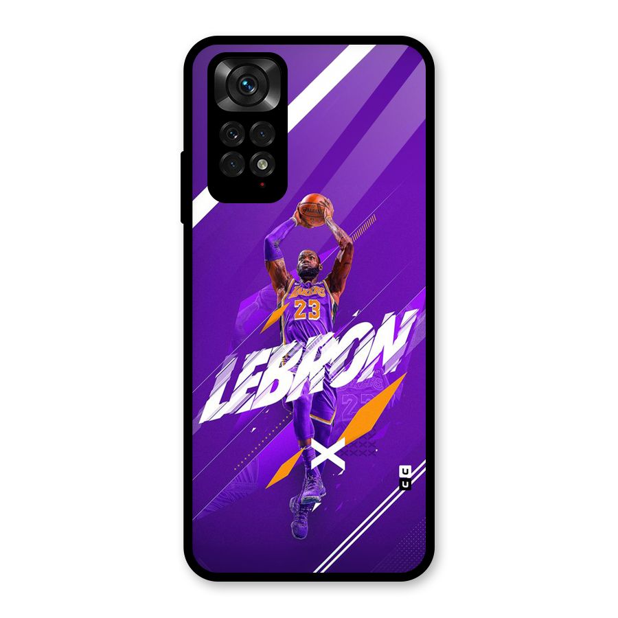 Basketball Star Glass Back Case for Redmi Note 11S