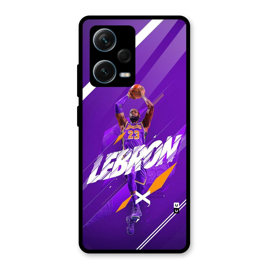Basketball Star Glass Back Case for Redmi Note 12 Pro Plus 5G