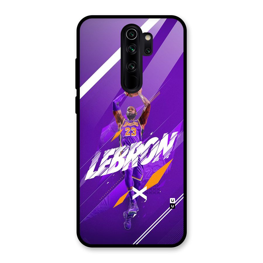 Basketball Star Glass Back Case for Redmi Note 8 Pro