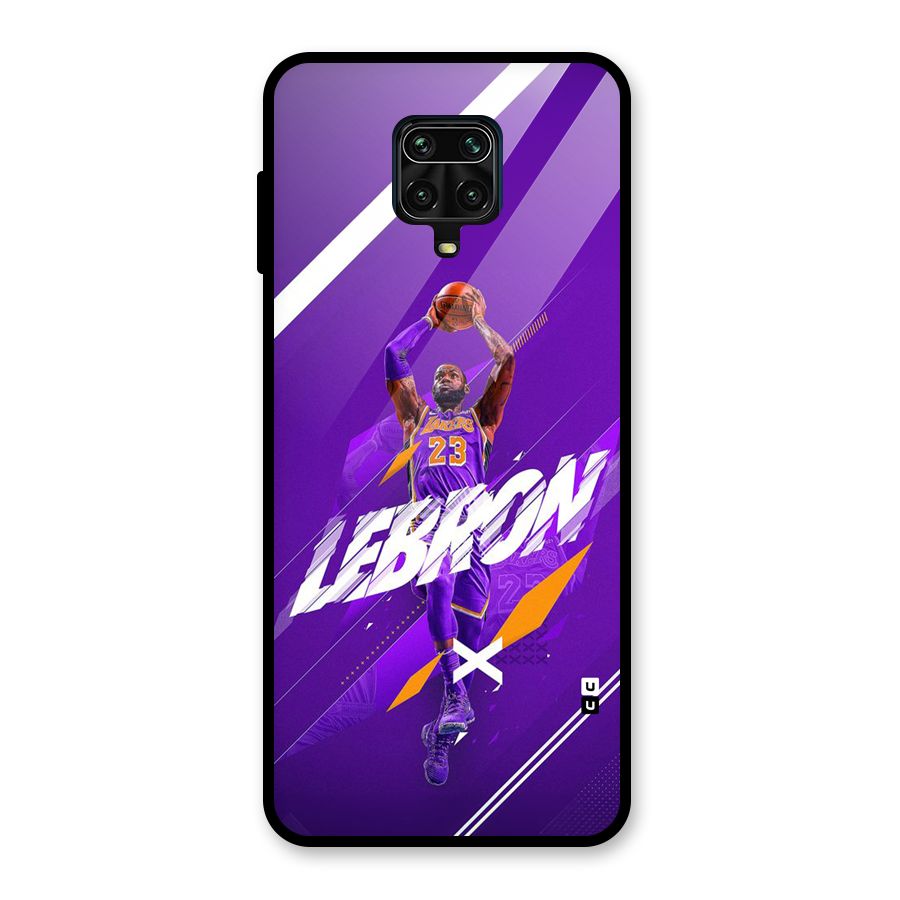 Basketball Star Glass Back Case for Redmi Note 9 Pro