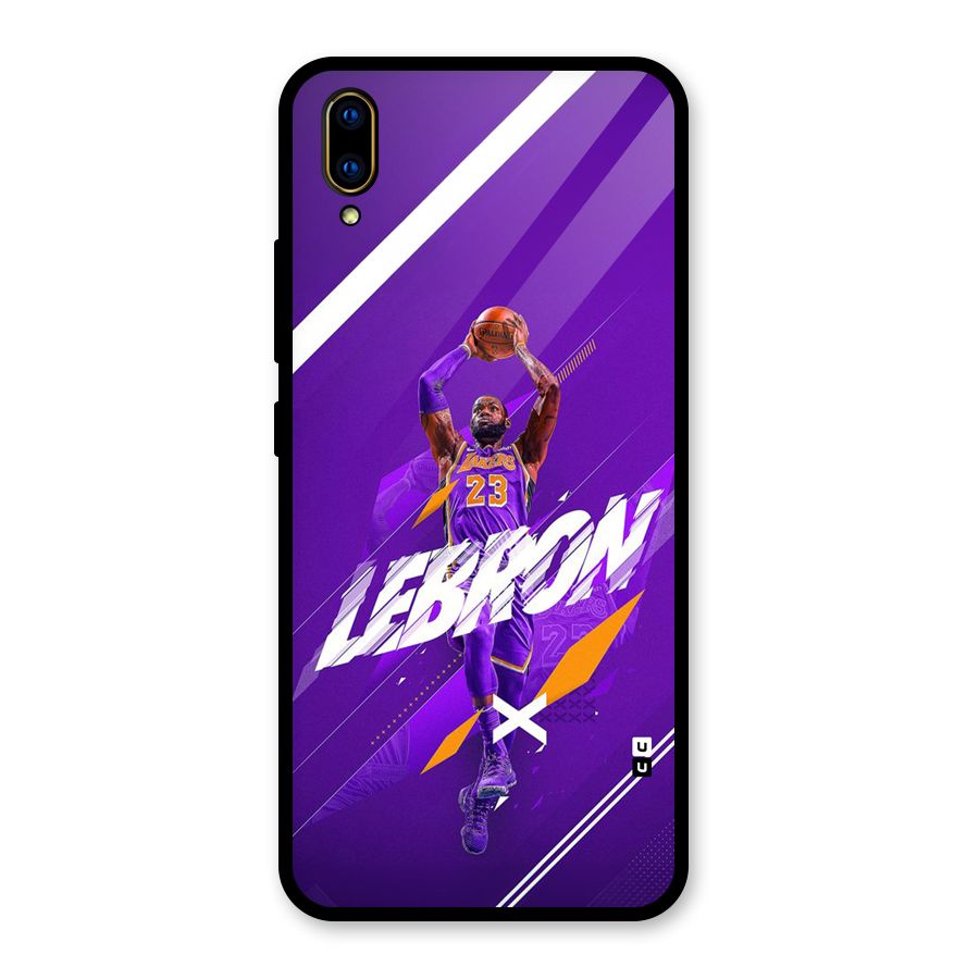 Basketball Star Glass Back Case for Vivo V11 Pro