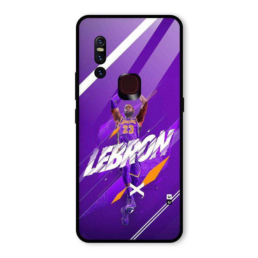 Basketball Star Glass Back Case for Vivo V15