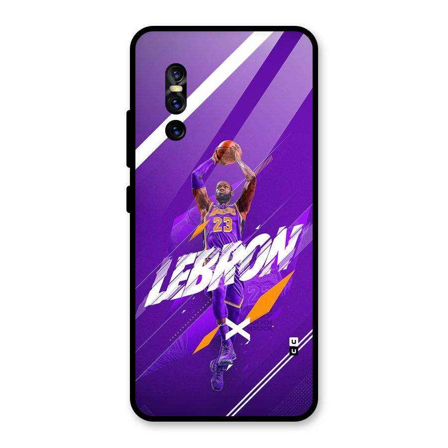 Basketball Star Glass Back Case for Vivo V15 Pro