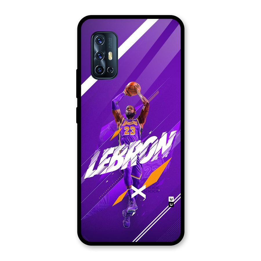 Basketball Star Glass Back Case for Vivo V17