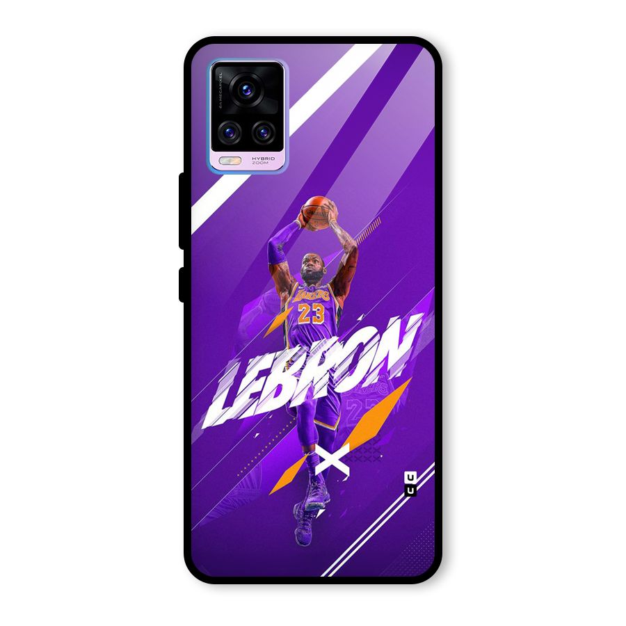 Basketball Star Glass Back Case for Vivo V20 Pro