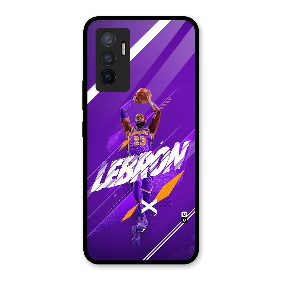 Basketball Star Glass Back Case for Vivo V23e