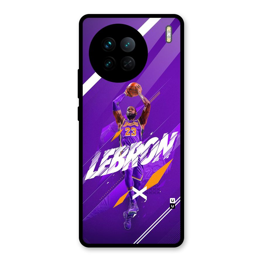 Basketball Star Glass Back Case for Vivo X90
