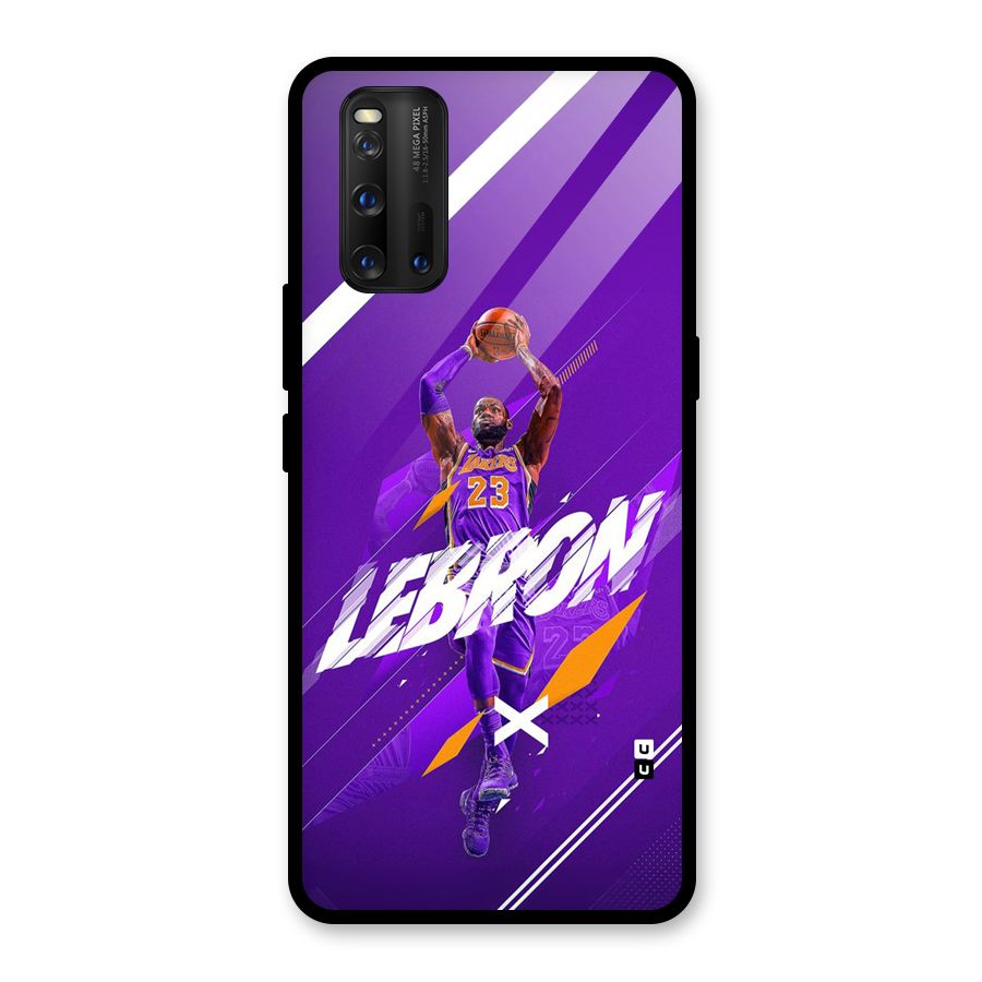 Basketball Star Glass Back Case for Vivo iQOO 3