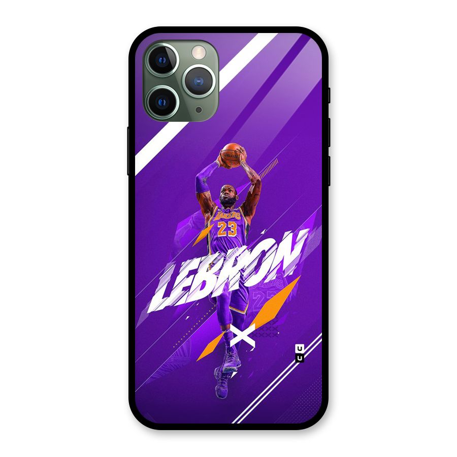 Basketball Star Glass Back Case for iPhone 11 Pro