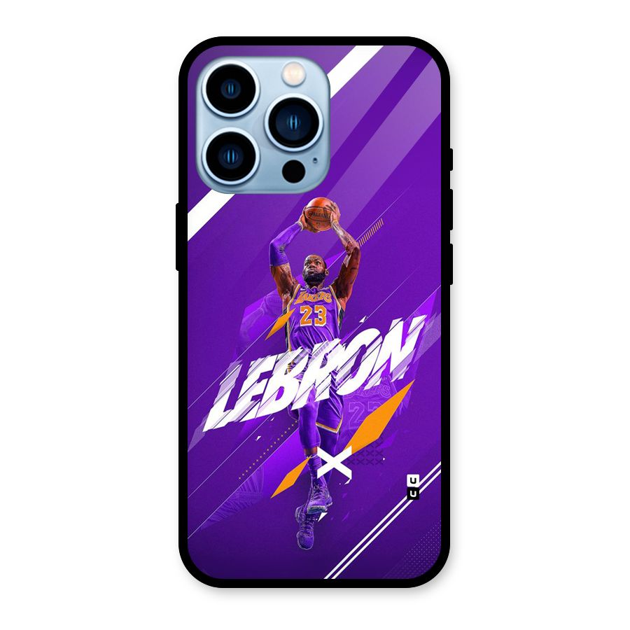 Basketball Star Glass Back Case for iPhone 13 Pro