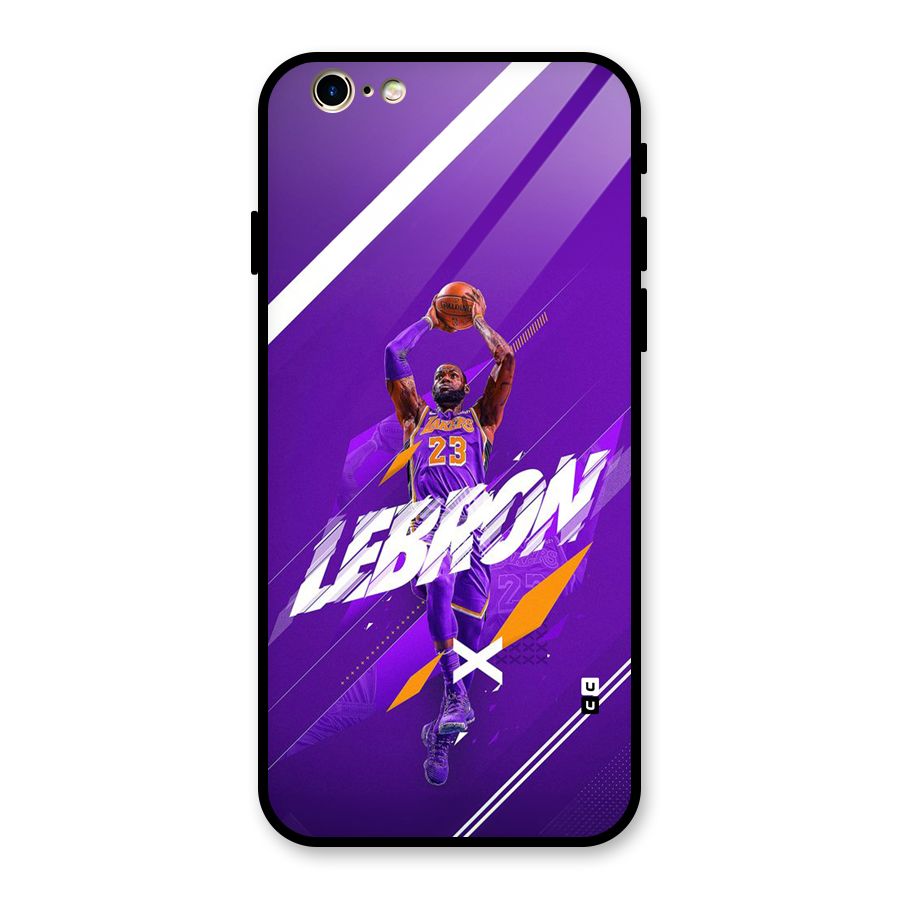 Basketball Star Glass Back Case for iPhone 6 6S