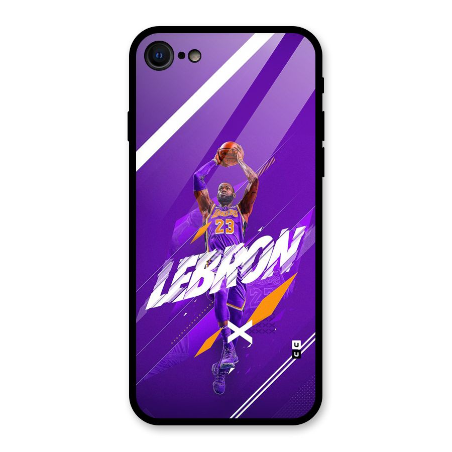 Basketball Star Glass Back Case for iPhone SE 2022
