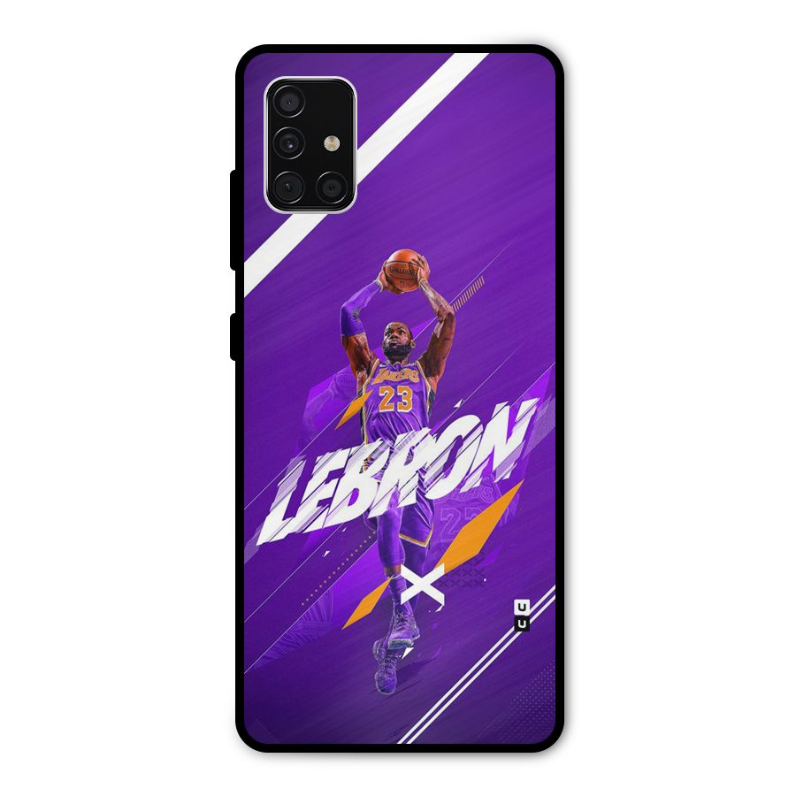 Basketball Star Metal Back Case for Galaxy A51