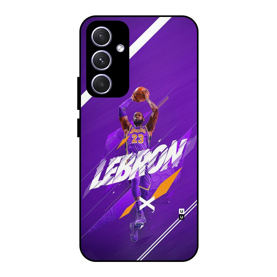 Basketball Star Metal Back Case for Galaxy A54
