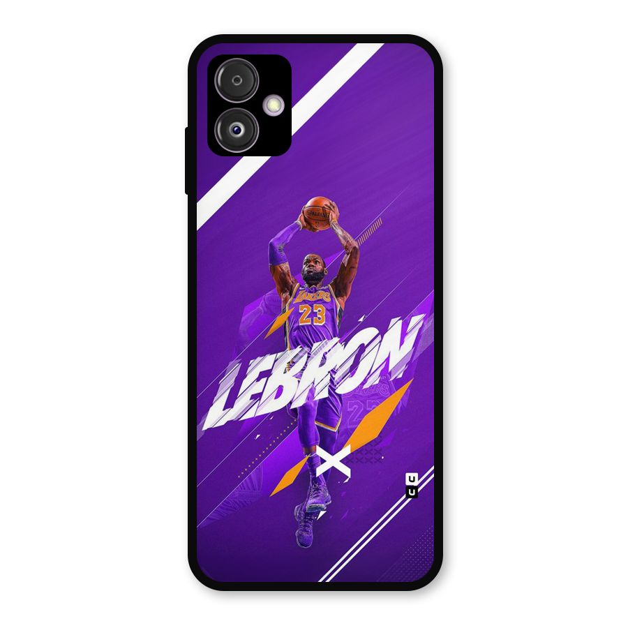 Basketball Star Metal Back Case for Galaxy F14
