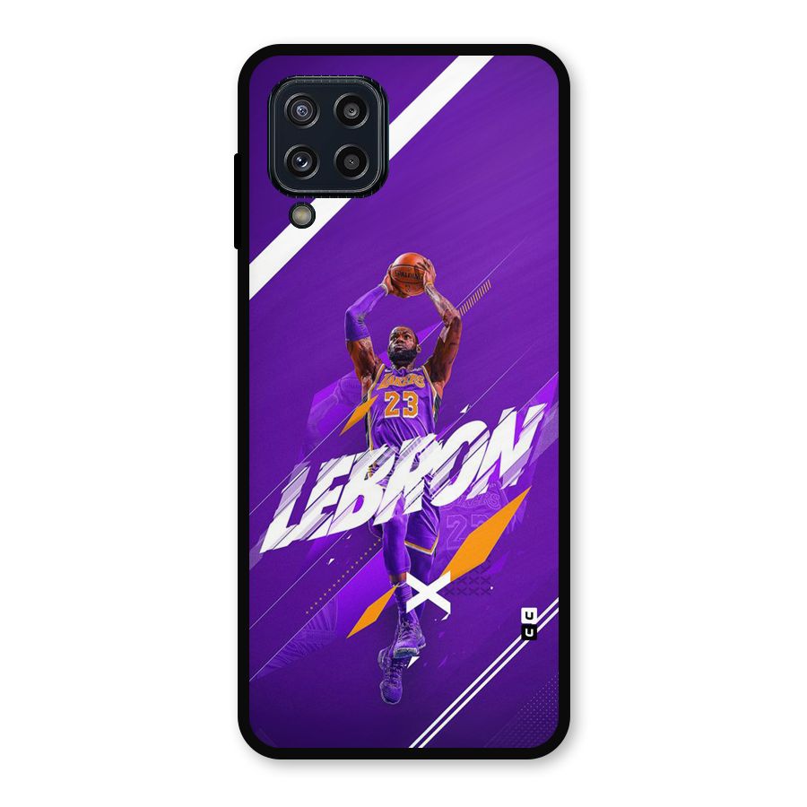 Basketball Star Metal Back Case for Galaxy M32