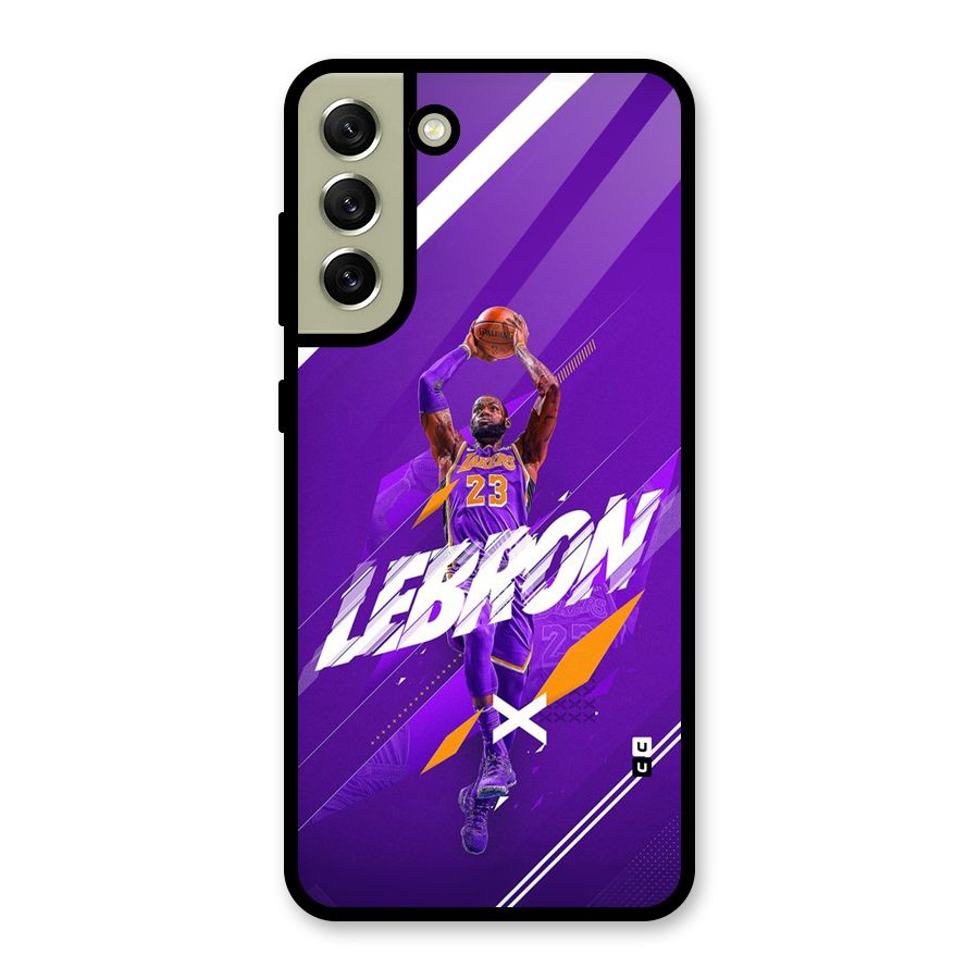 Basketball Star Metal Back Case for Galaxy S21 FE 5G (2023)