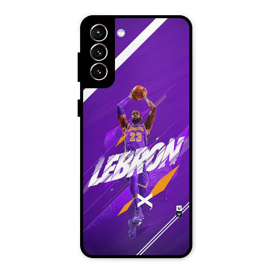 Basketball Star Metal Back Case for Galaxy S21 Plus