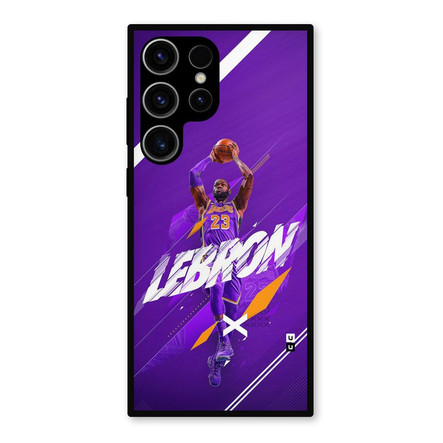 Basketball Star Metal Back Case for Galaxy S23 Ultra