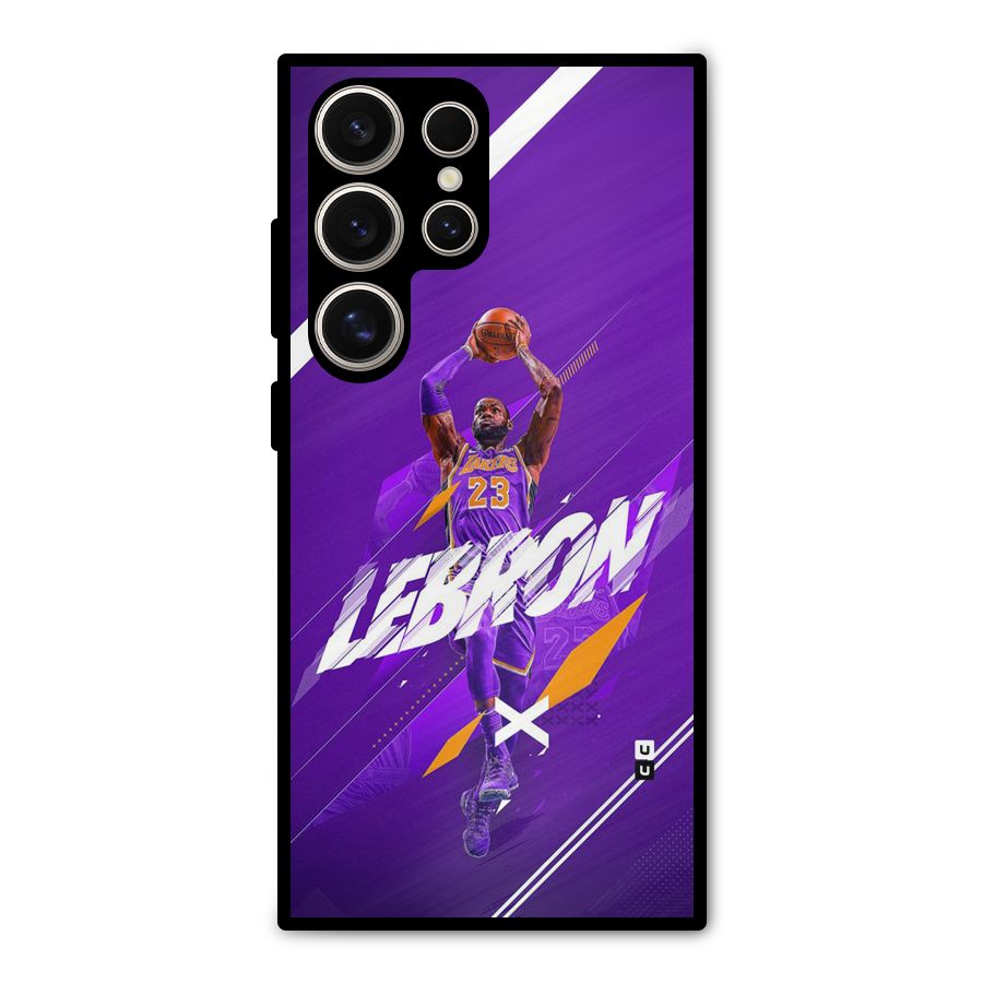 Basketball Star Metal Back Case for Galaxy S24 Ultra