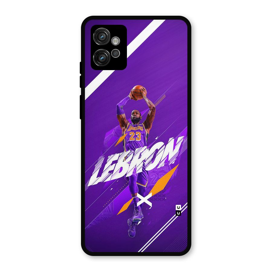 Basketball Star Metal Back Case for Moto G32