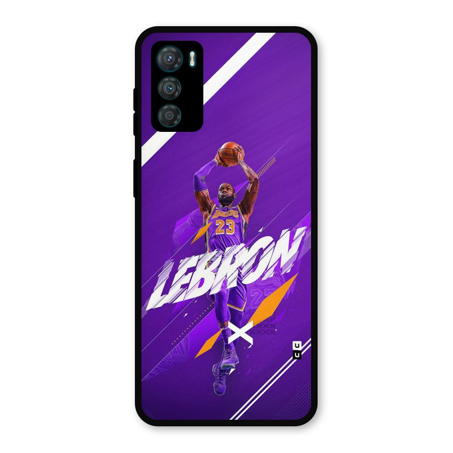 Basketball Star Metal Back Case for Moto G42