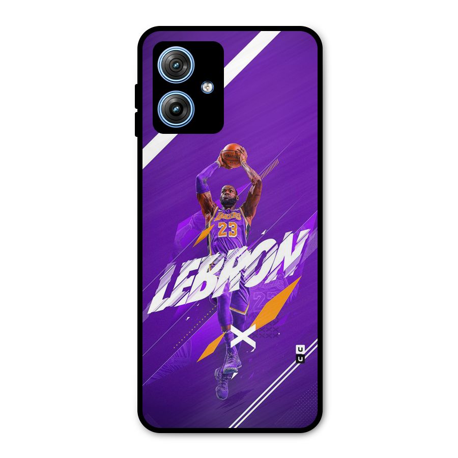 Basketball Star Metal Back Case for Moto G54